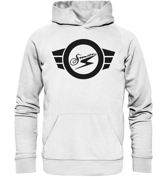 DDR Ostalgie Kapuze / Organic Hoodie Unisex • SIMSON - HELL