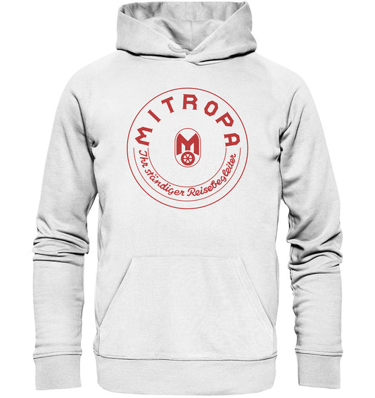 DDR Ostalgie Kapuze / Organic Hoodie Unisex • MITROPA BADGE
