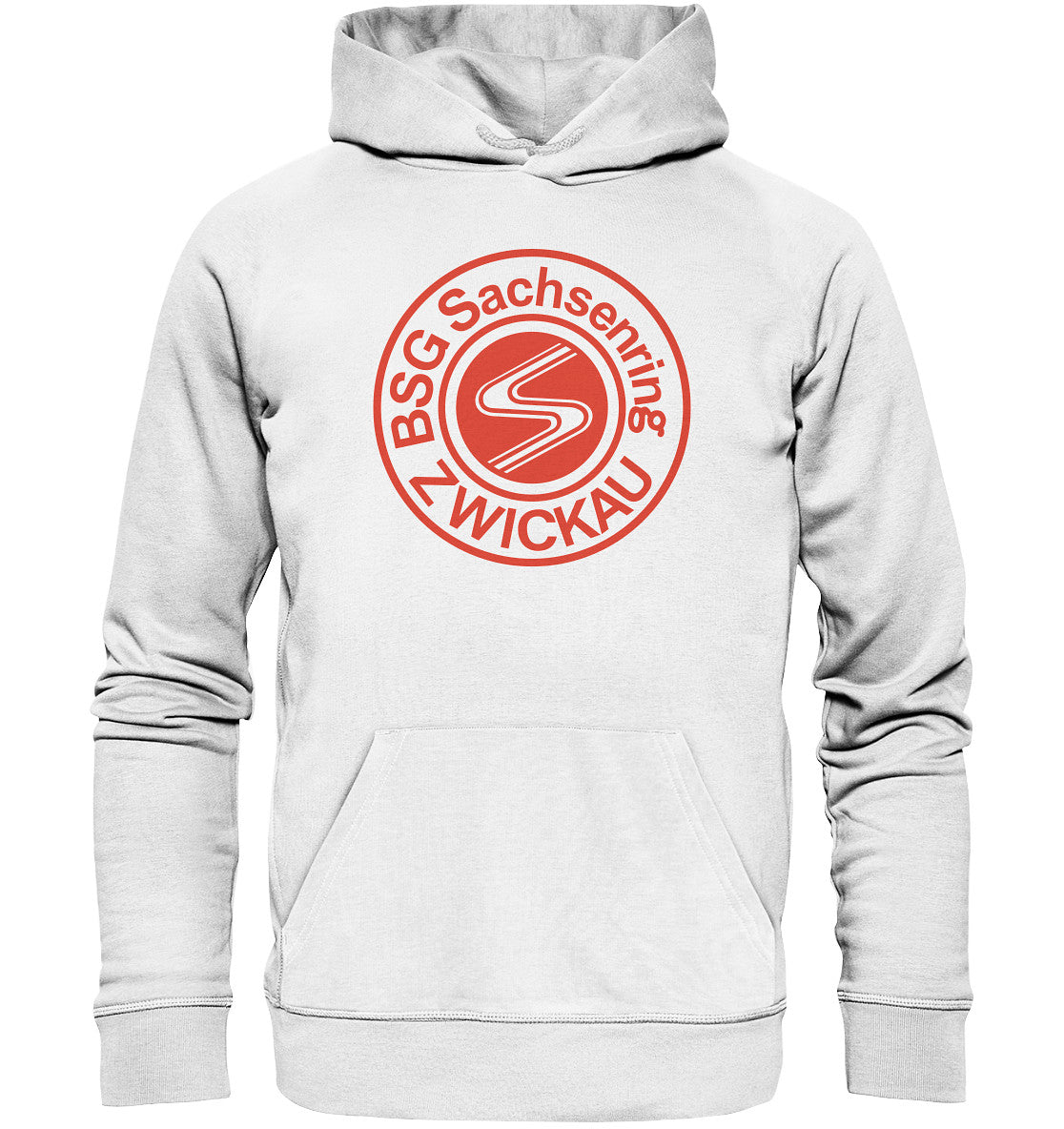 DDR Ostalgie Kapuze / Organic Hoodie Unisex • SACHSENRING ZWICKAU - HELL