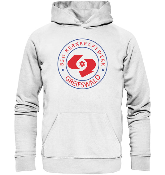 DDR Ostalgie Kapuze / Organic Hoodie Unisex • BSG KERNKRAFTWERK GREIFSWALD