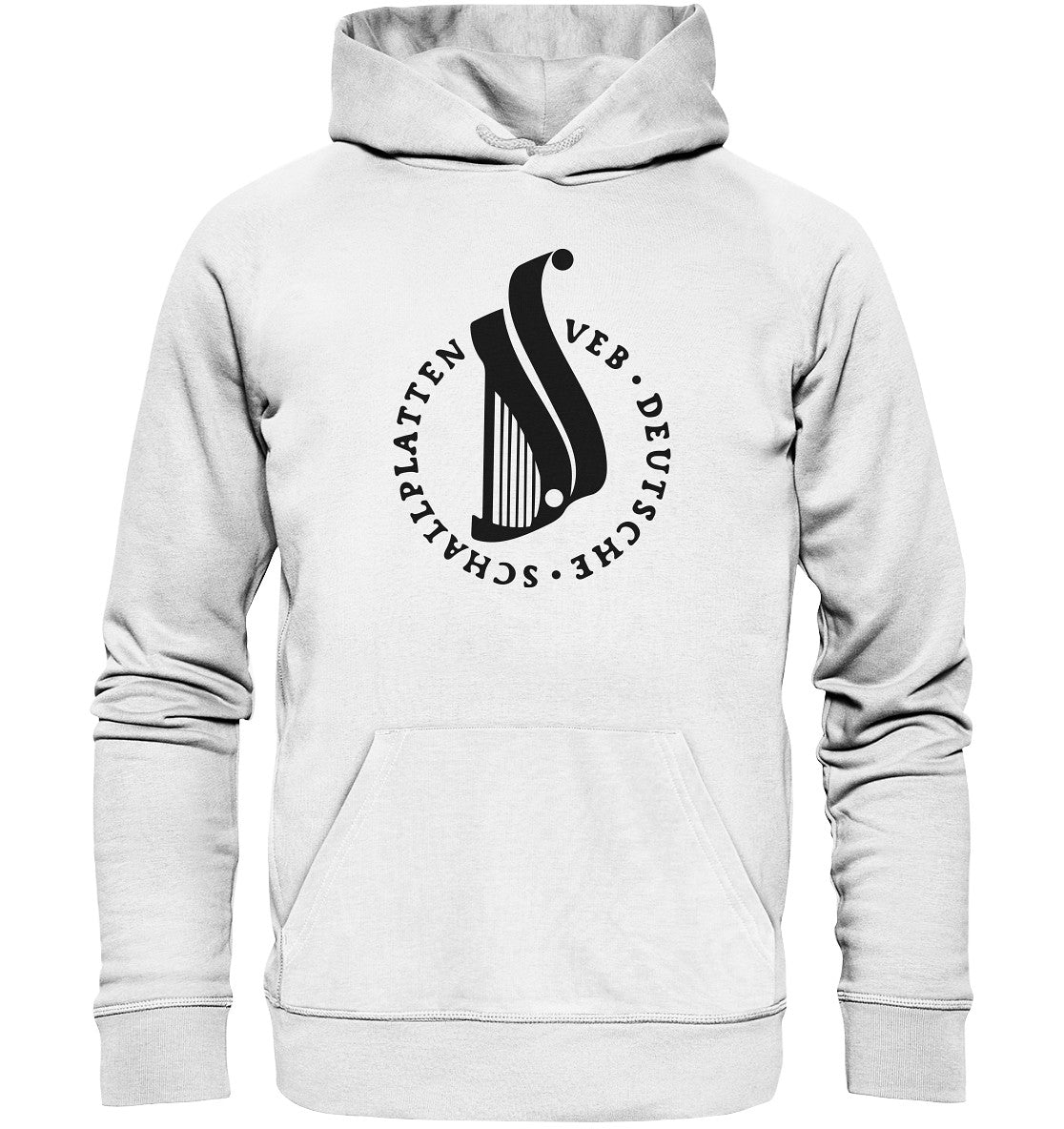 DDR Ostalgie Kapuze / Organic Hoodie Unisex • DEUTSCHE SCHALLPLATTEN