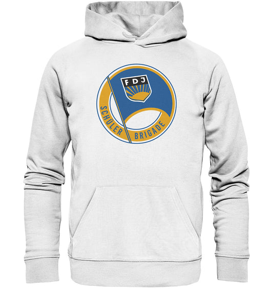 DDR Ostalgie Kapuze / Organic Hoodie Unisex • FDJ SCHÜLERBRIGADE