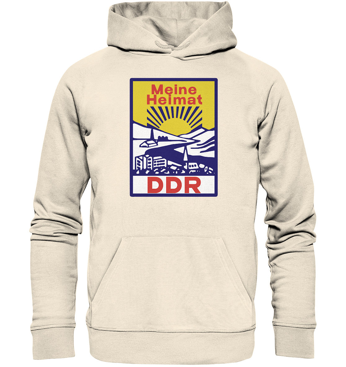 PREMIUM ORGANIC HOODIE UNISEX • MEINE HEIMAT DDR