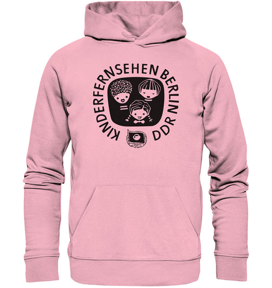 DDR Ostalgie Kapuze / Organic Hoodie Unisex • DDR KINDERFERNSEHEN