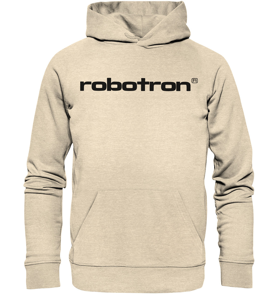 DDR Ostalgie Kapuze / Organic Hoodie Unisex • ROBOTRON - WEISS