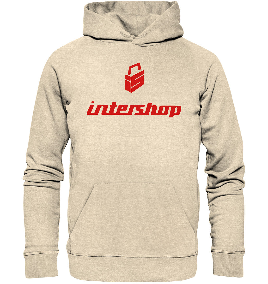 DDR Ostalgie Kapuze / Organic Hoodie Unisex • DDR INTERSHOP
