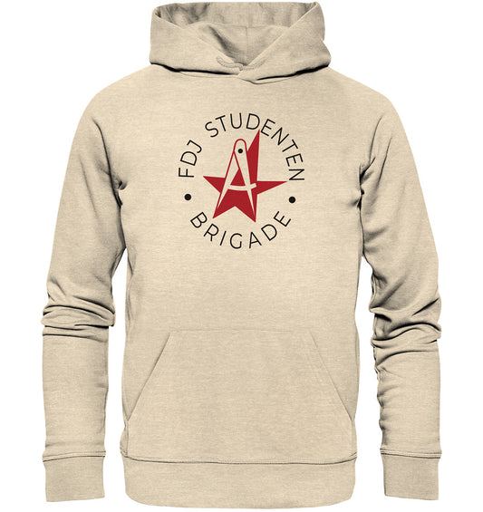 DDR Ostalgie Kapuze / Organic Hoodie Unisex • FDJ STUDENTENBRIGADE