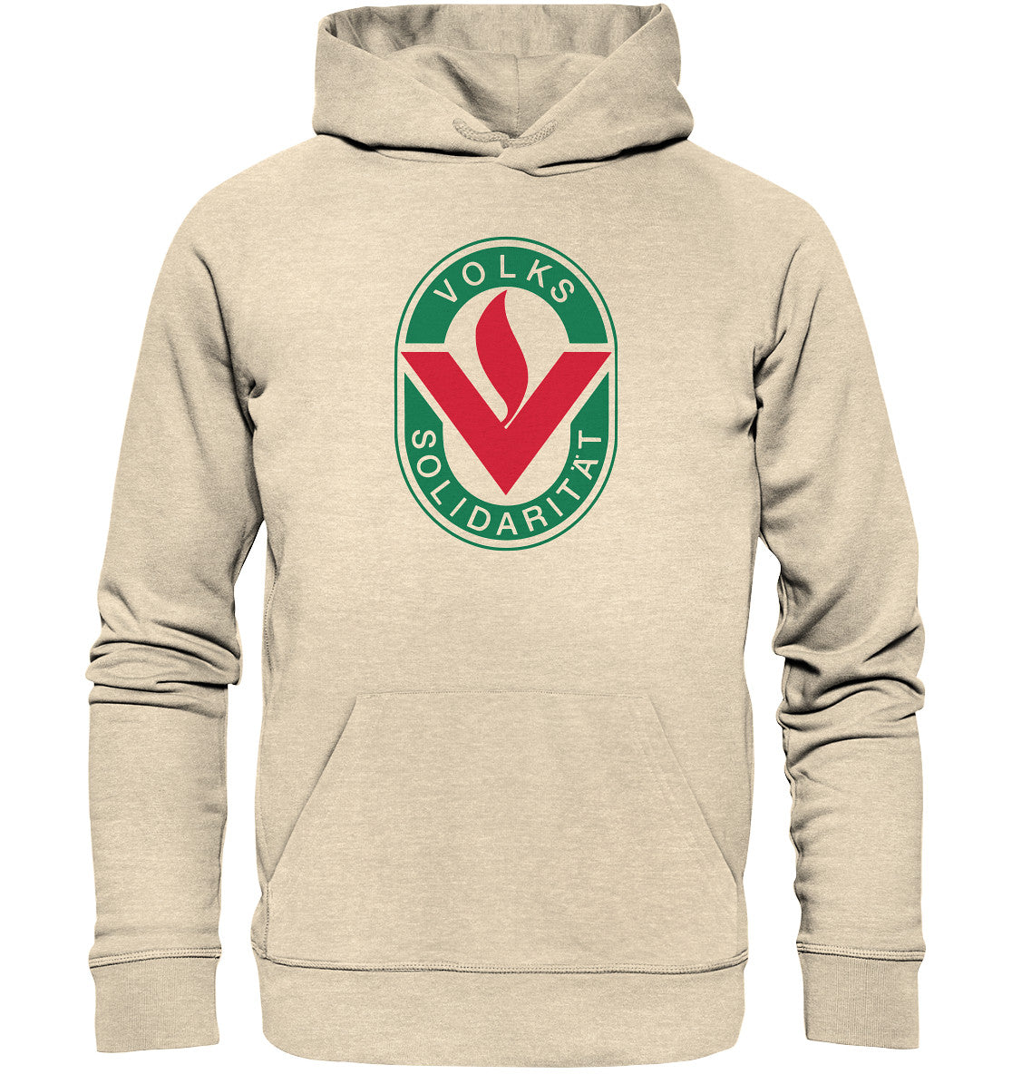 PREMIUM ORGANIC HOODIE UNISEX • VOLKSSOLIDARITÄT