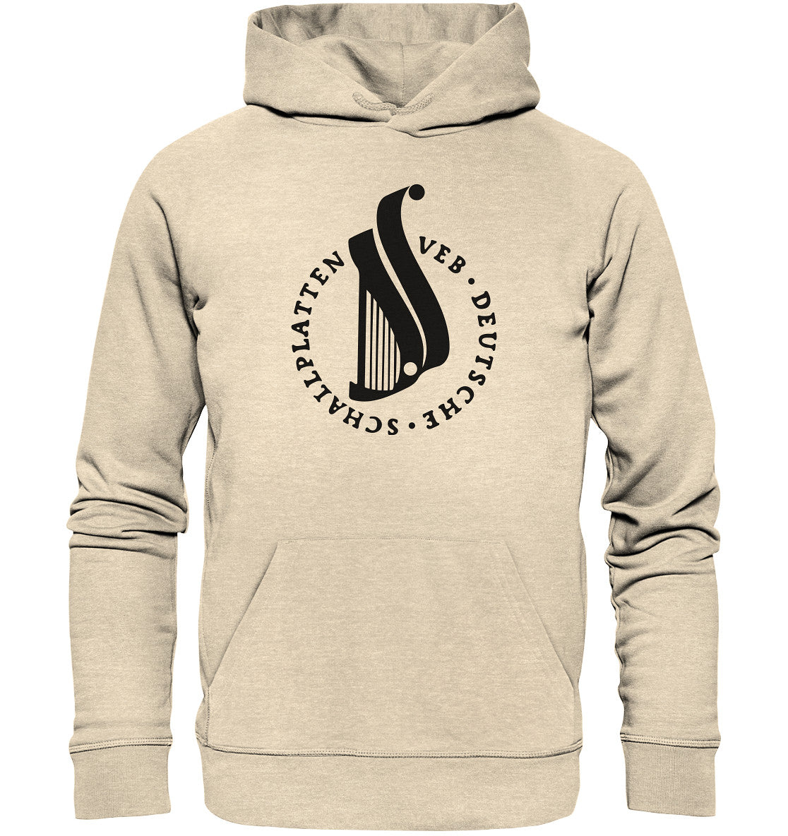 DDR Ostalgie Kapuze / Organic Hoodie Unisex • DEUTSCHE SCHALLPLATTEN