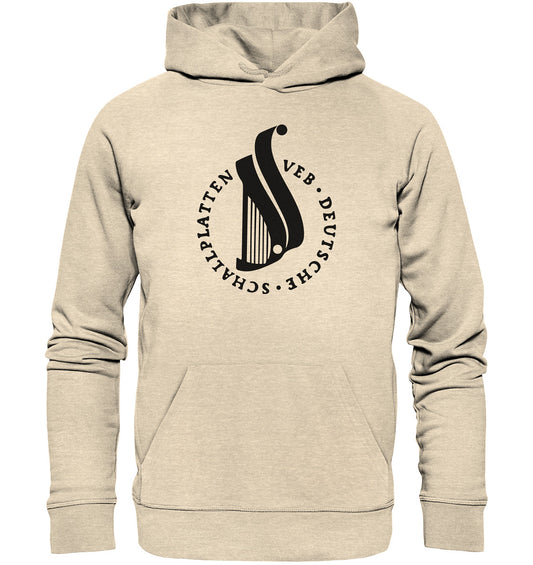 DDR Ostalgie Kapuze / Organic Hoodie Unisex • DEUTSCHE SCHALLPLATTEN