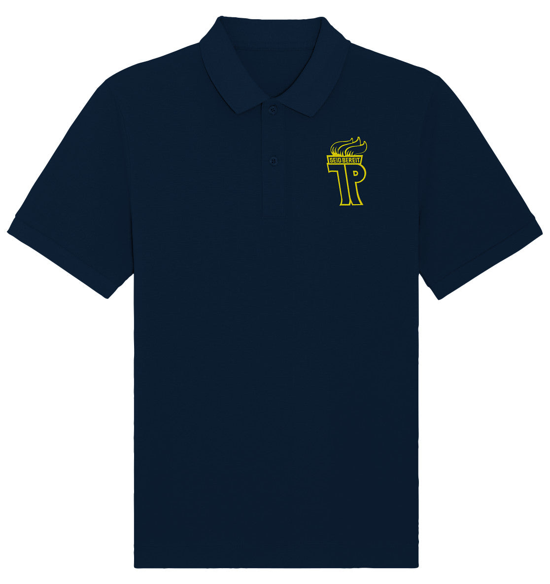 ORGANIC POLOSHIRT BESTICKT • JUNGE PIONIERE