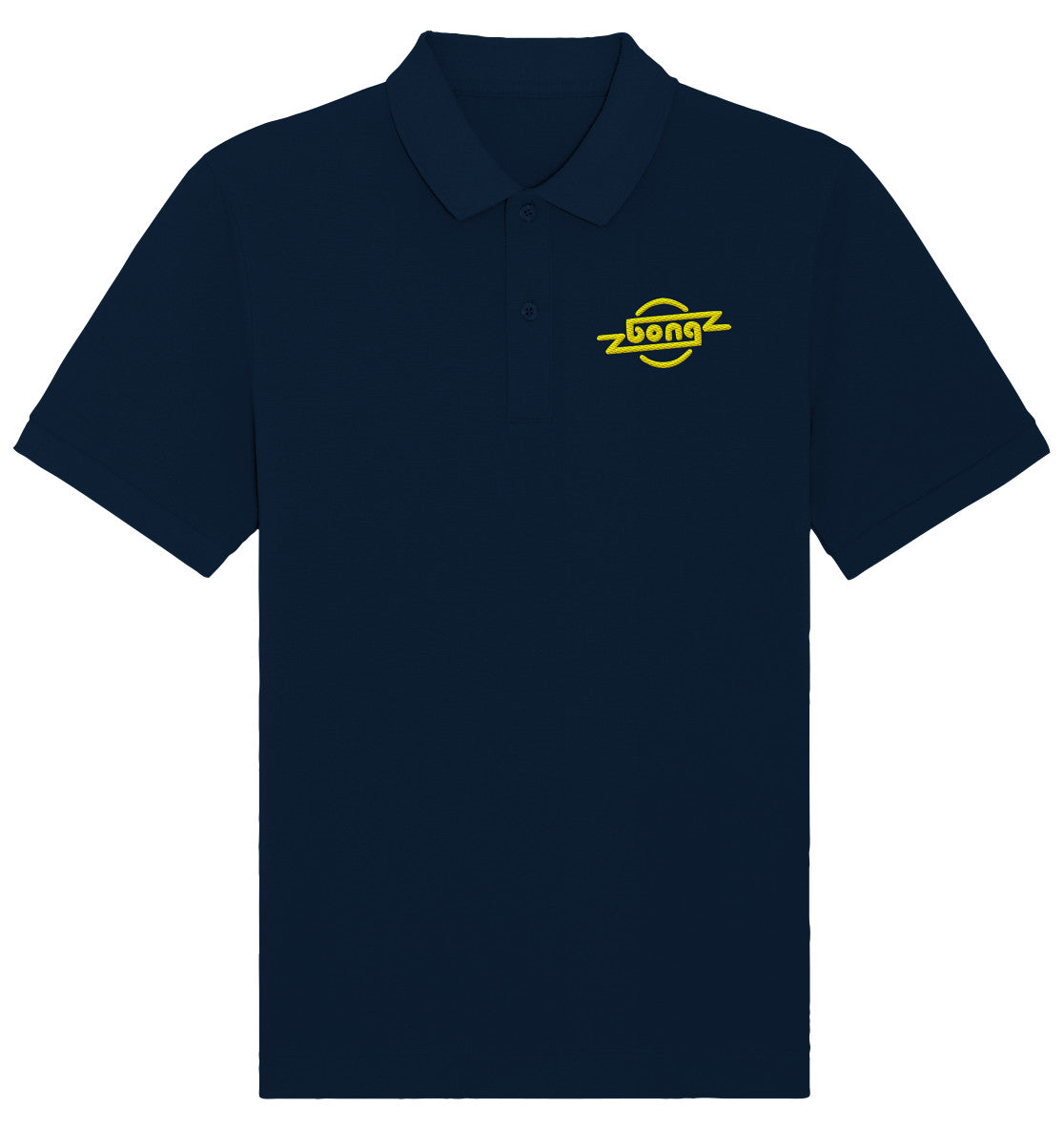 DDR Ostalgie Poloshirt bestickt • BONG DDR POP-CHARTS