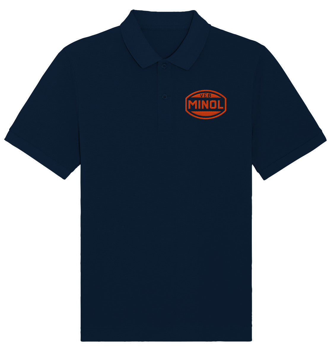 ORGANIC POLOSHIRT BESTICKT • VEB MINOL