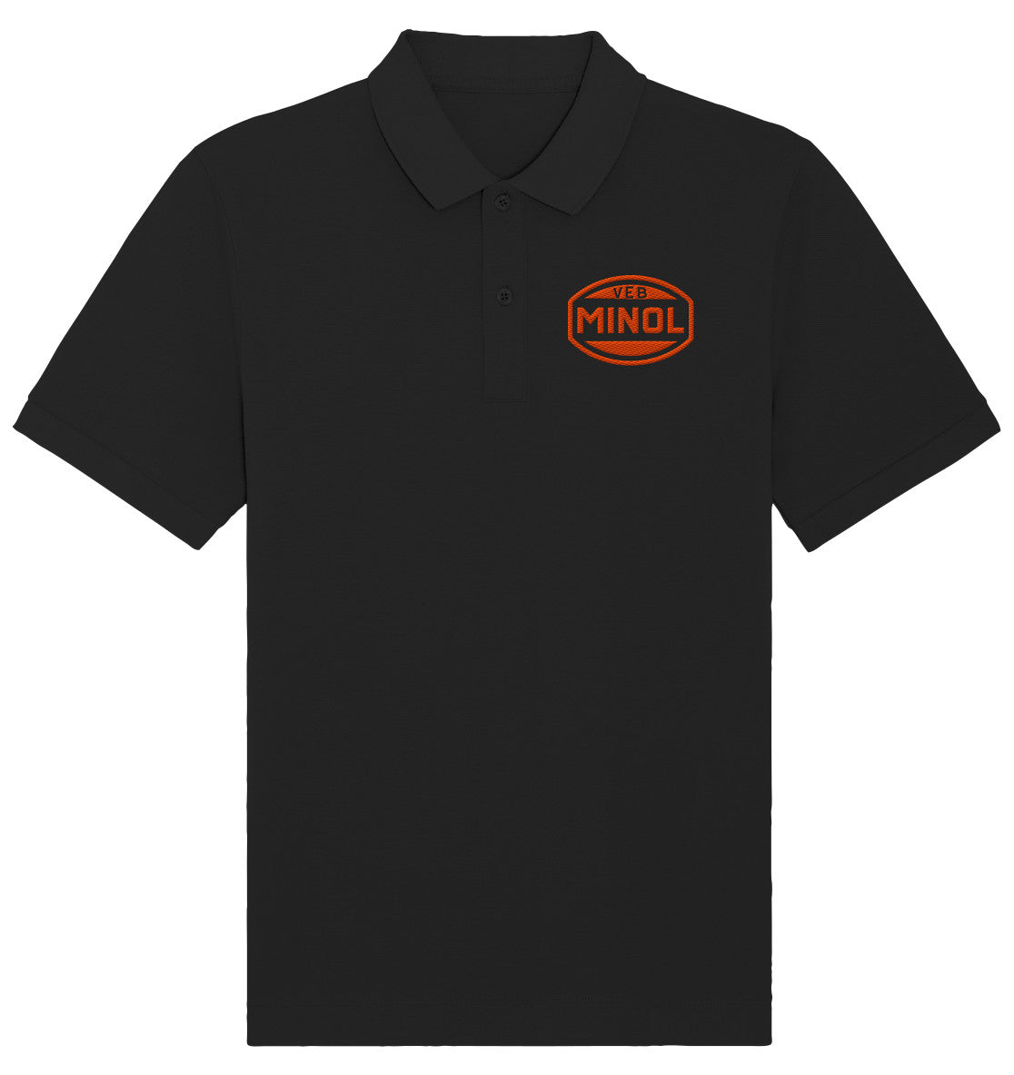 ORGANIC POLOSHIRT BESTICKT • VEB MINOL
