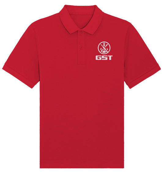 DDR Ostalgie Poloshirt bestickt • GST - GESELLSCHAFT FÜR SPORT UND TECHNIK