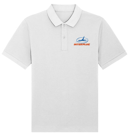 DDR Ostalgie Poloshirt bestickt • INTERFLUG
