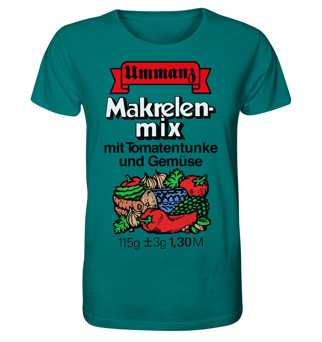 ORGANIC BIO SHIRT UNISEX • UMMANZ - MAKRELENMIX