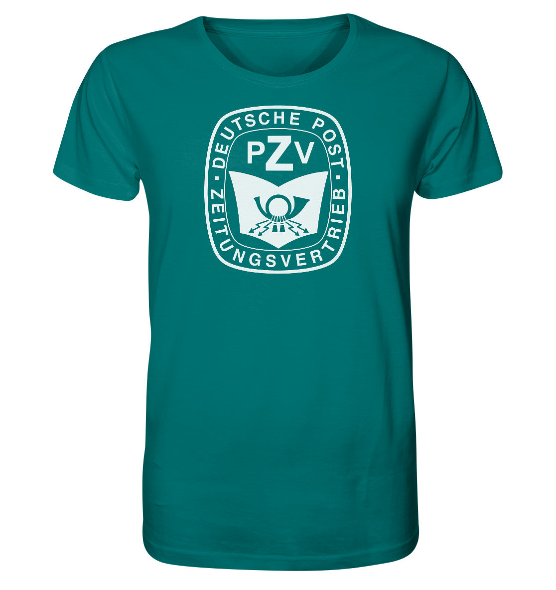 ORGANIC BIO SHIRT UNISEX • DDR - DEUTSCHE POST - hell