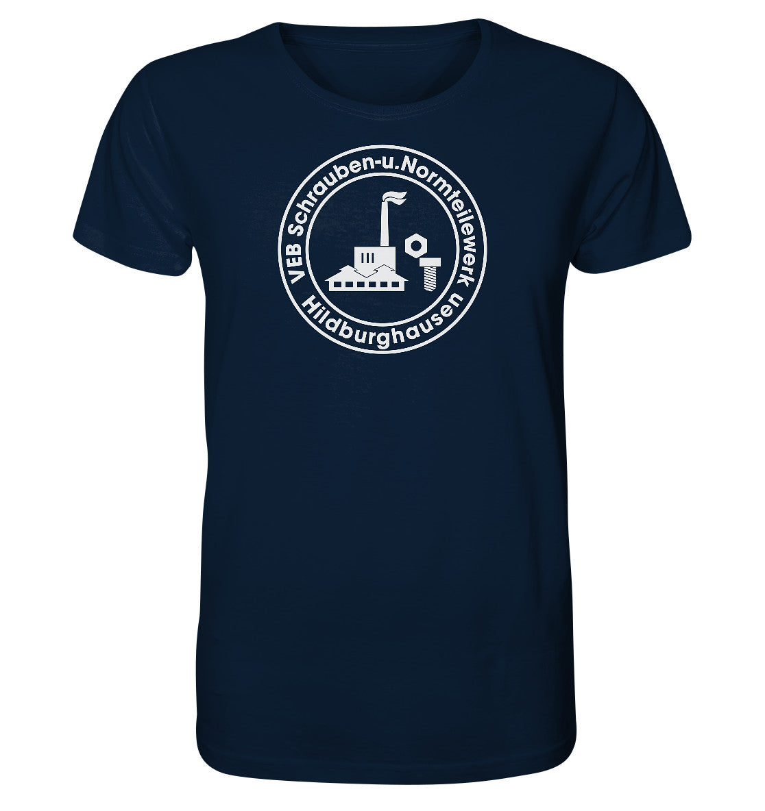 ORGANIC BIO SHIRT UNISEX • VEB SCHRAUBEN- U. NORMTEILE HILDBURGHAUSEN