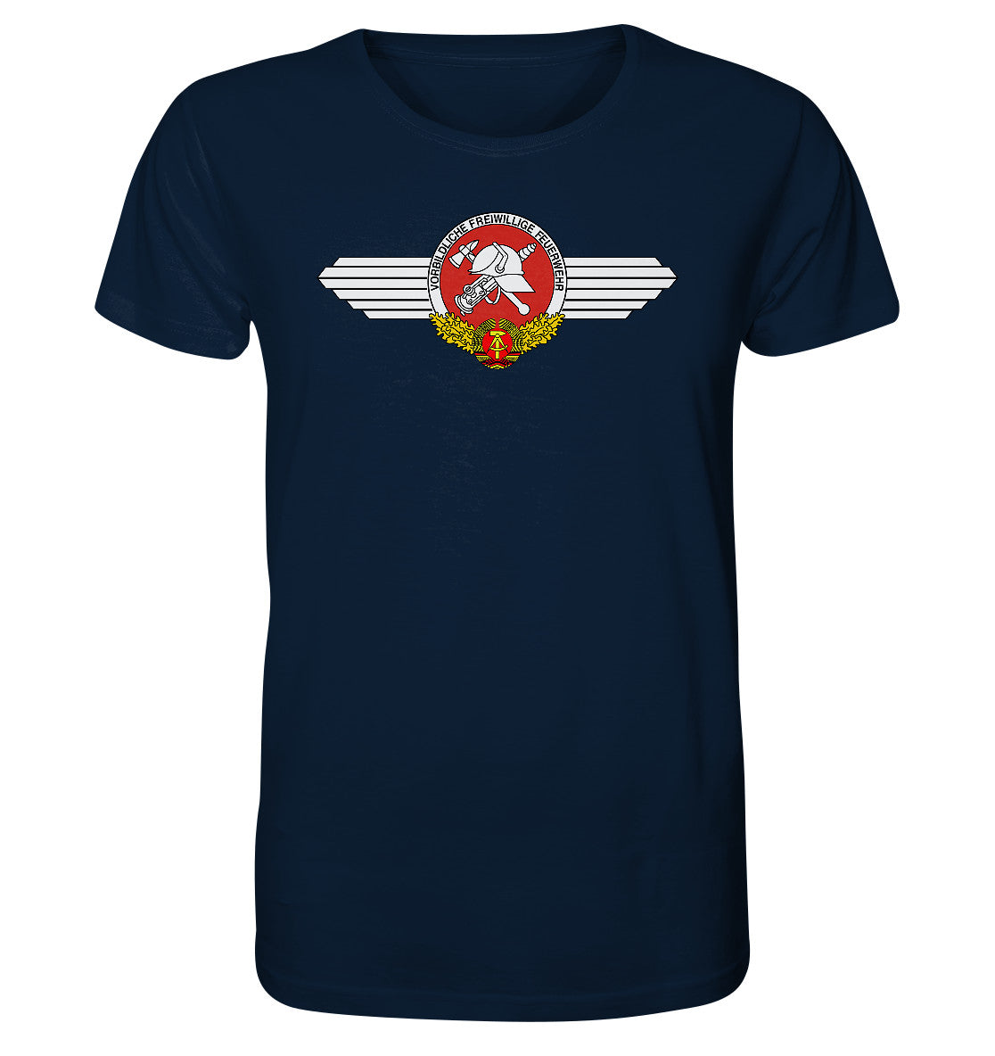 ORGANIC BIO SHIRT UNISEX • VORBILDLICHE FREIWILLIGE FEUERWEHR DER DDR