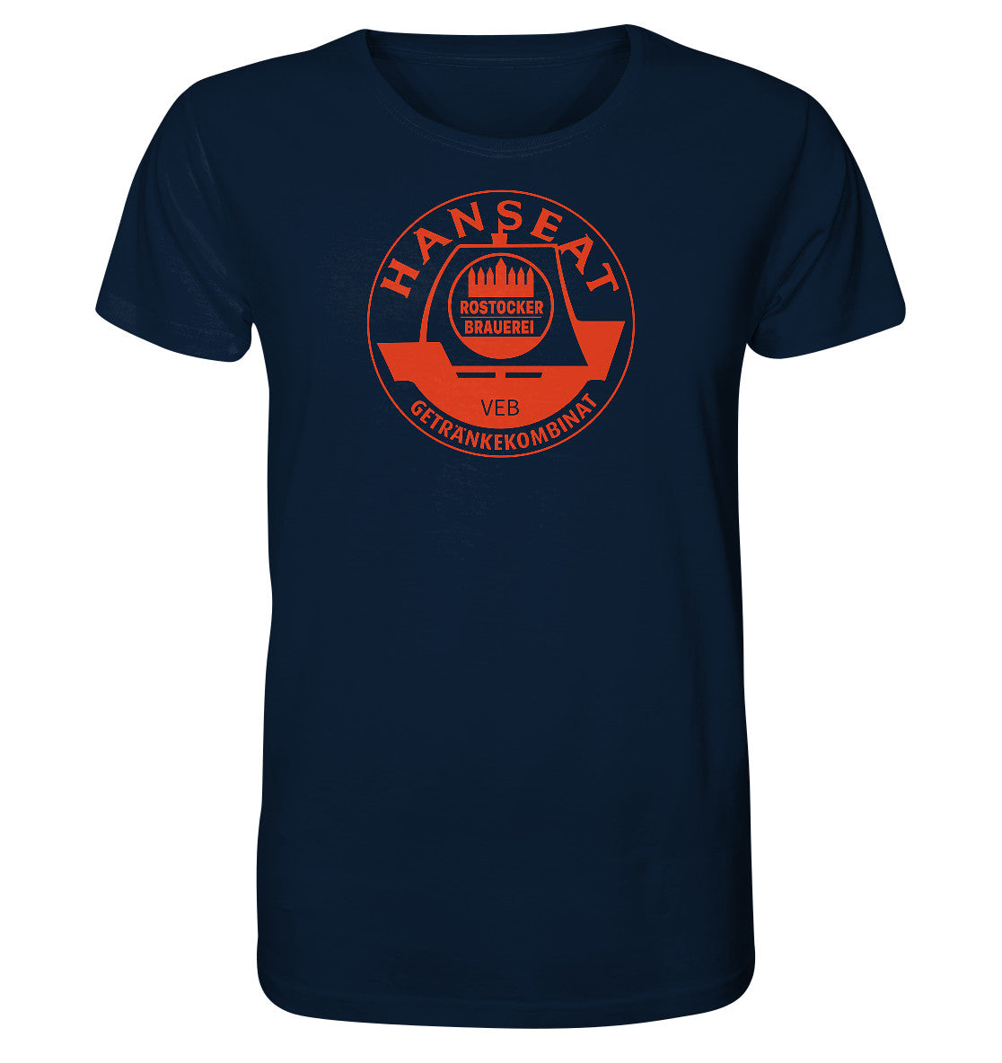 ORGANIC BIO SHIRT UNISEX • HANSEAT ROSTOCKER BRAUEREI VEB