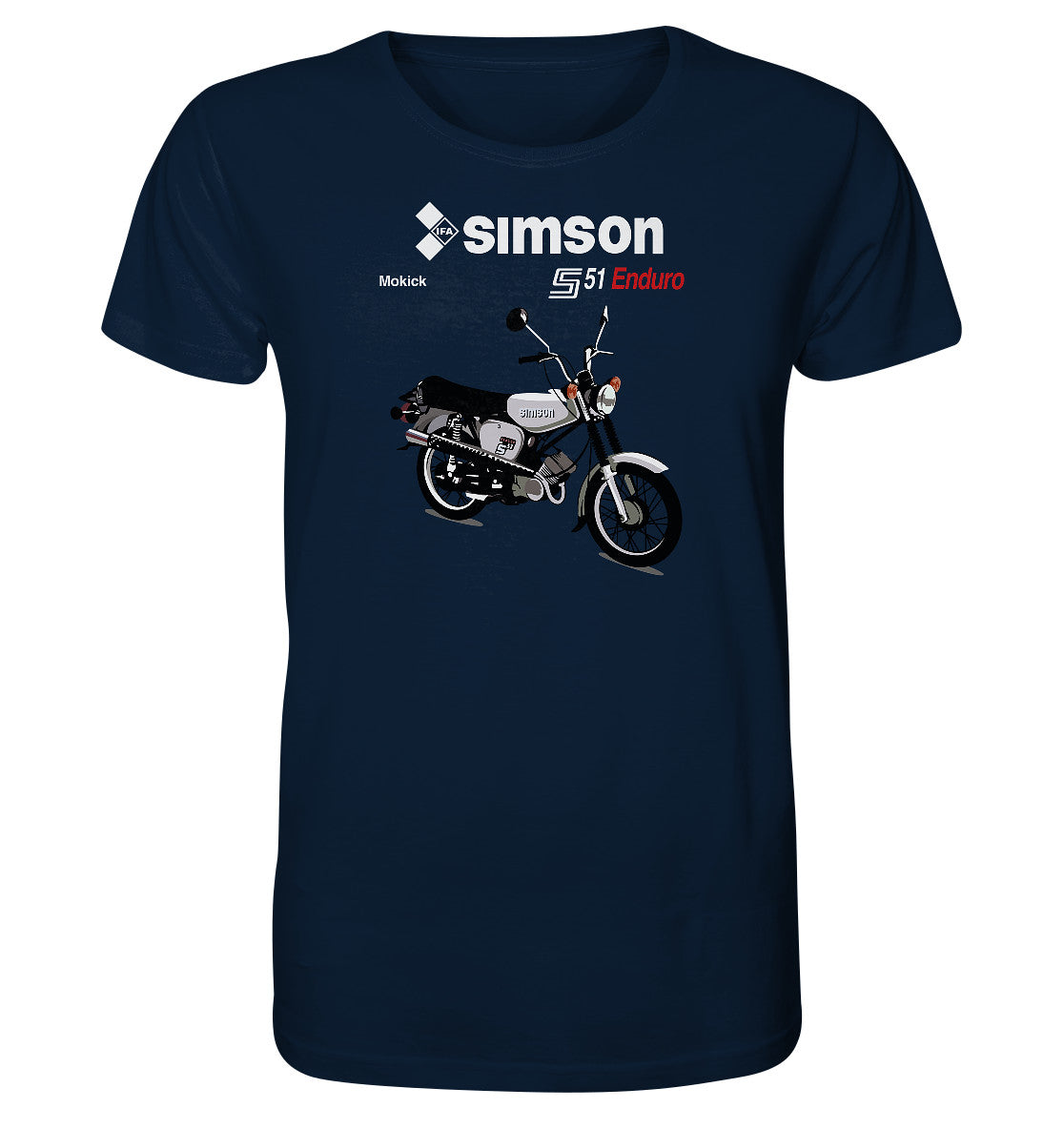 ORGANIC BIO SHIRT UNISEX • SIMSON ENDURO - ORIGINAL PROSPEKT