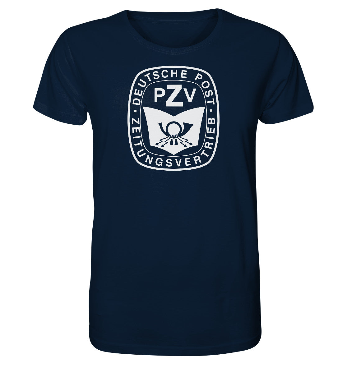 ORGANIC BIO SHIRT UNISEX • DDR - DEUTSCHE POST - hell