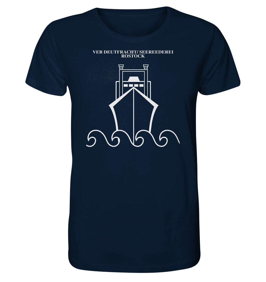 ORGANIC BIO SHIRT UNISEX • VEB DEUTFRACHT SEEREEDEREI ROSTOCK