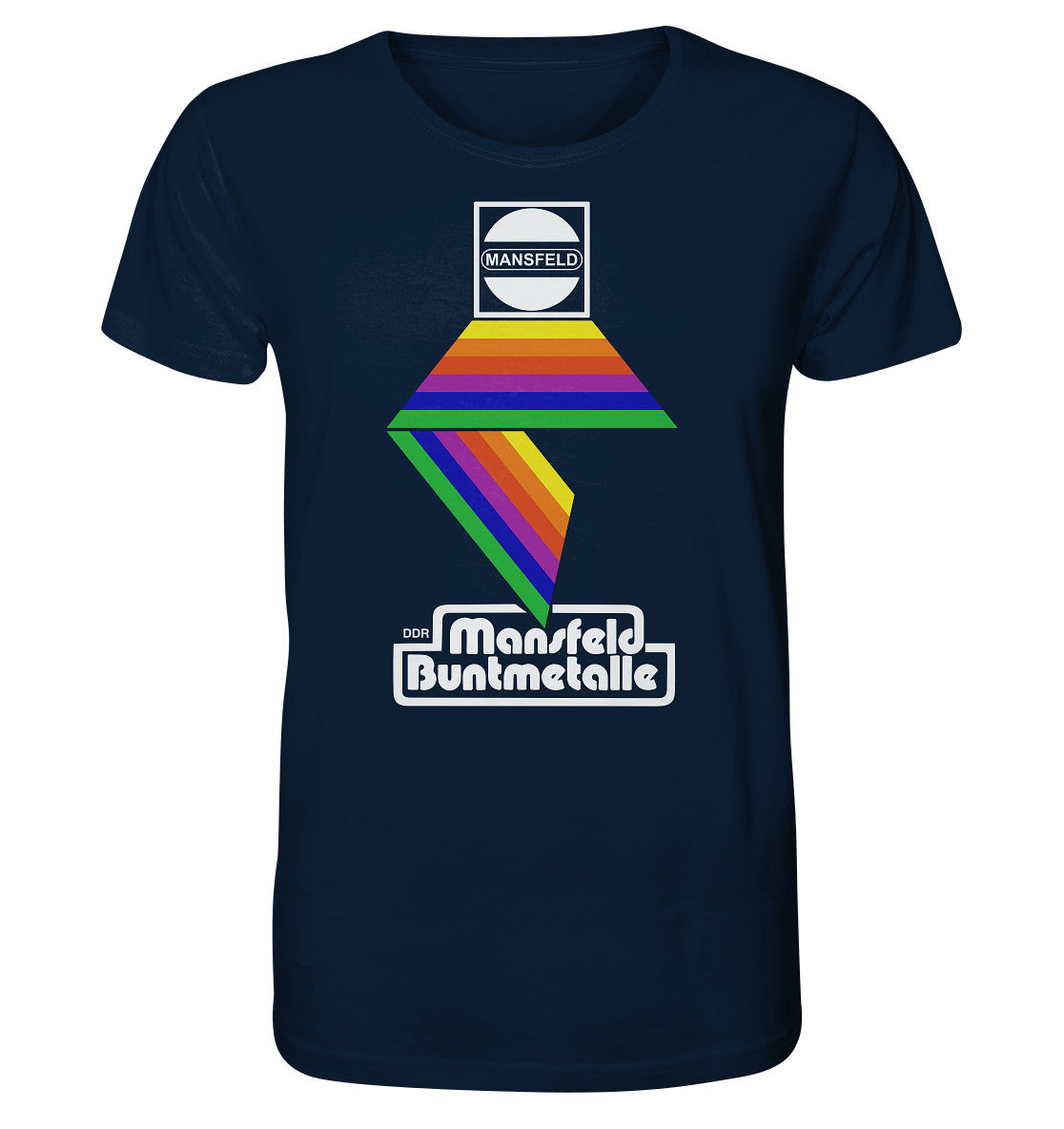 ORGANIC BIO SHIRT UNISEX • DDR MANSFELD BUNTMETALLE