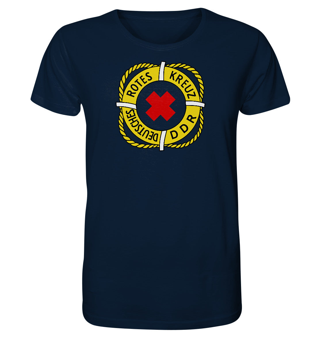 ORGANIC BIO SHIRT UNISEX • DEUTSCHES ROTES KREUZ DDR RETTUNG