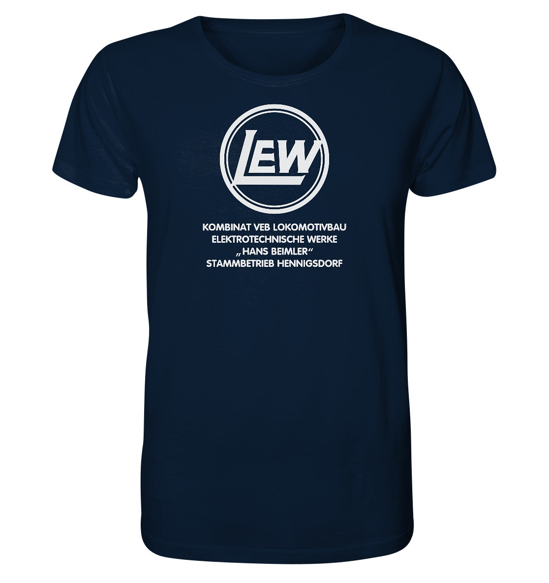 ORGANIC BIO SHIRT UNISEX • LEW - VEB LOKOMOTIVBAU HENNIGSDORF