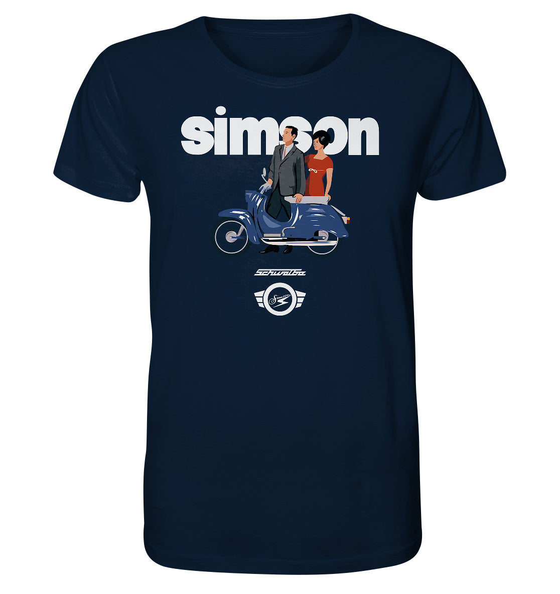 ORGANIC BIO SHIRT UNISEX • SIMSON SCHWALBE - ORIGINAL WERBUNG 1964