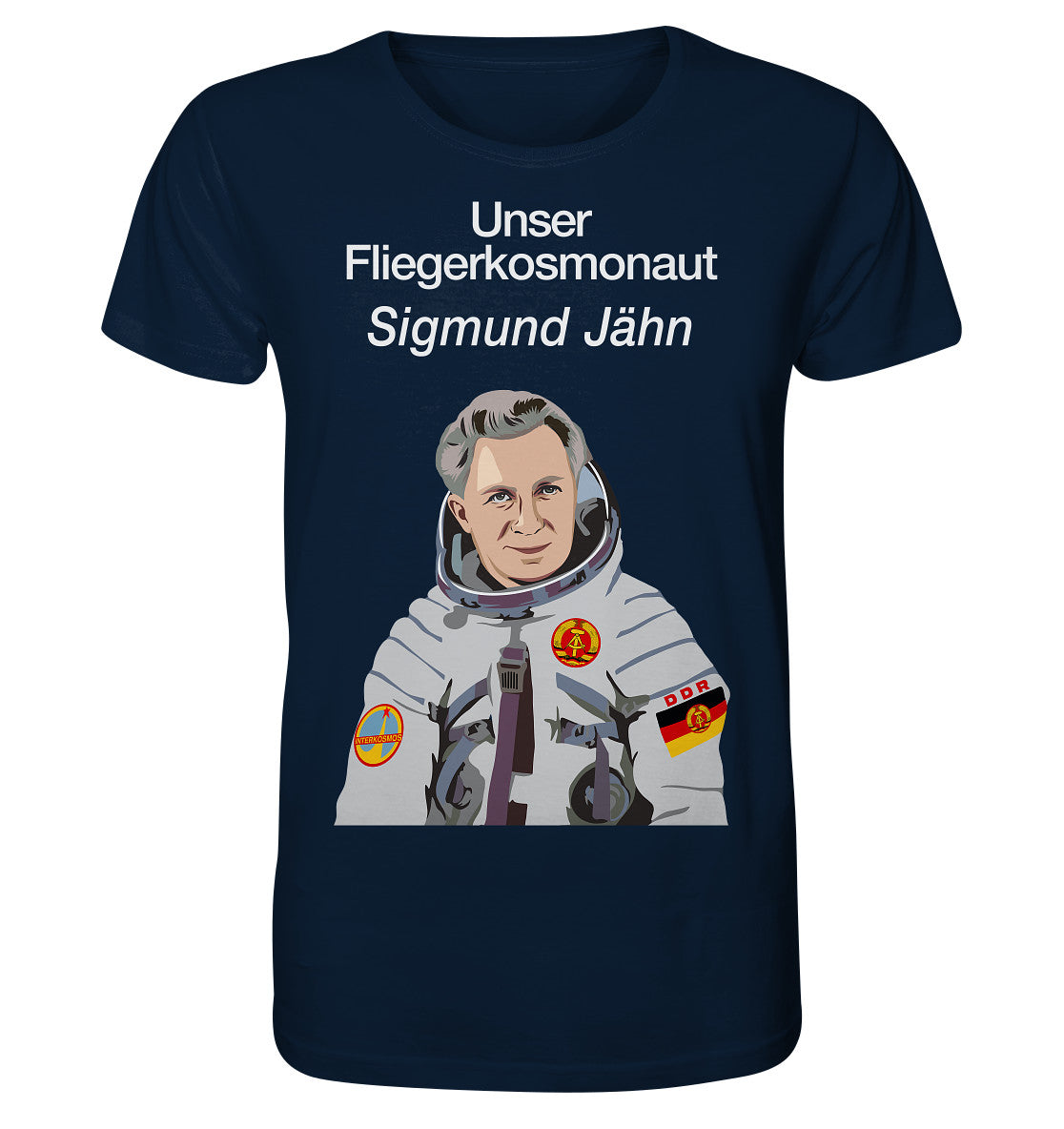 ORGANIC BIO SHIRT UNISEX • UNSER FLIEGERKOSMONAUT SIGMUND JÄHN