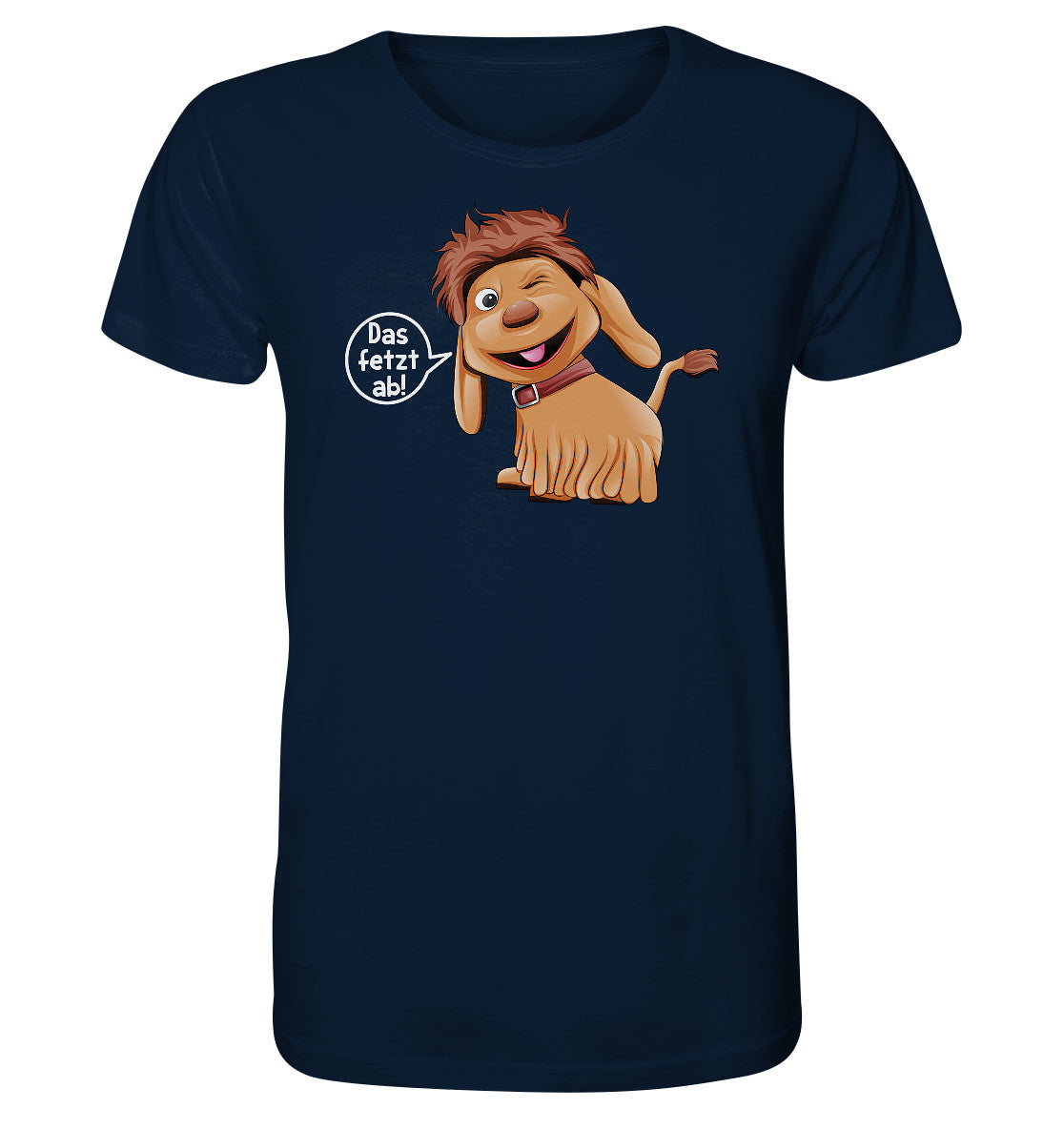 ORGANIC BIO SHIRT UNISEX • UNSER SANDMÄNNCHEN - MOPPI - DAS FETZT AB!