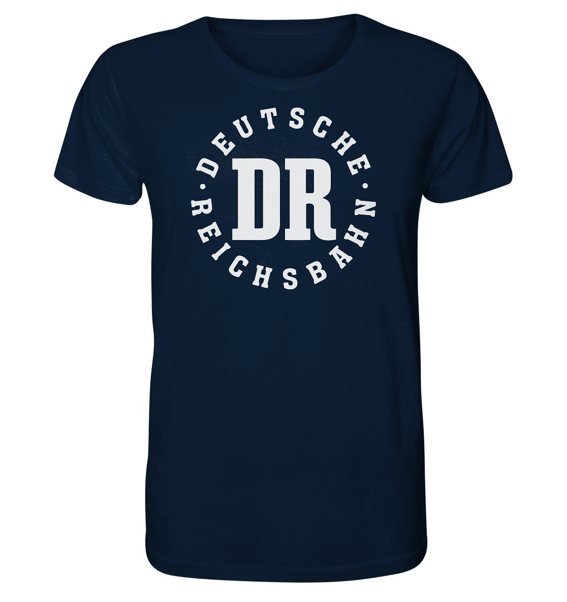 ORGANIC BIO SHIRT UNISEX • DR: DEUTSCHE REICHSBAHN - DUNKEL