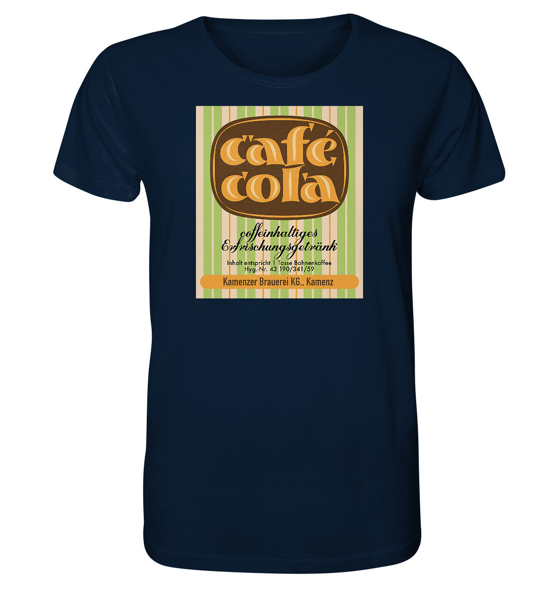 ORGANIC BIO SHIRT UNISEX • CAFÉ COLA - KAMENZ