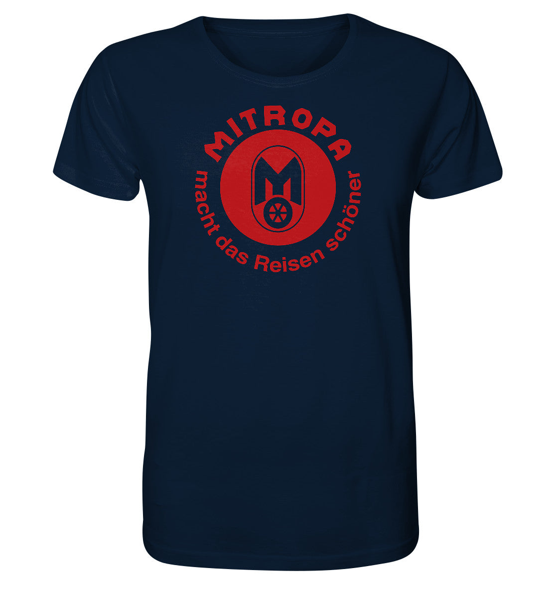 ORGANIC BIO SHIRT UNISEX • MITROPA MACHT DAS REISEN SCHÖNER - dunkel