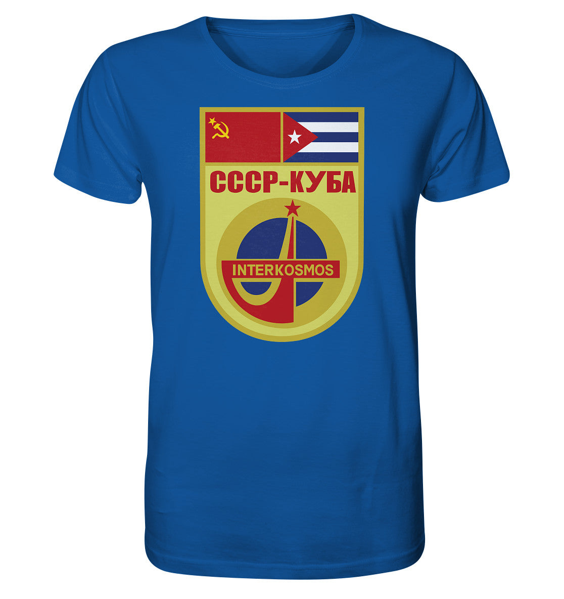 ORGANIC BIO SHIRT UNISEX • INTERKOSMOS CCCP-KUBA WIMPEL