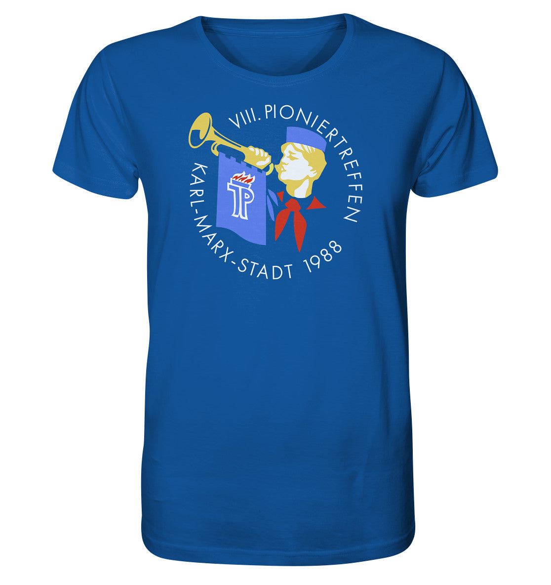 ORGANIC BIO SHIRT UNISEX • PIONIERTREFFEN KARL-MARX-STADT - DUNKEL