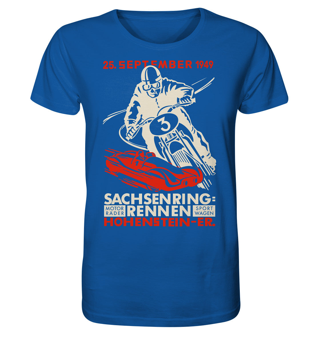 ORGANIC BIO SHIRT UNISEX • SACHSENRING-RENNEN 1949