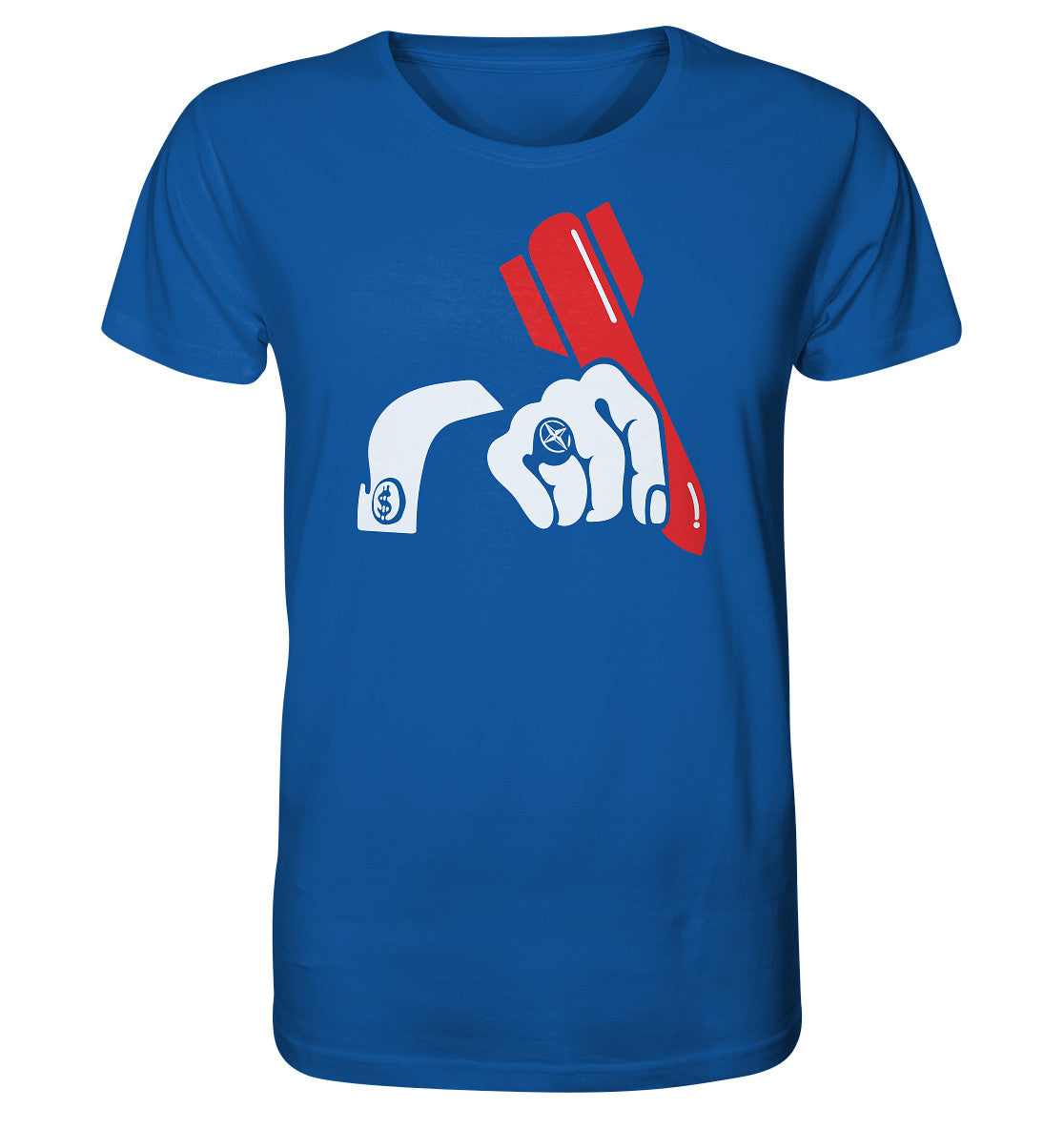 ORGANIC BIO SHIRT UNISEX • ANTI-NATO PERSHING FRIEDENSPLAKAT
