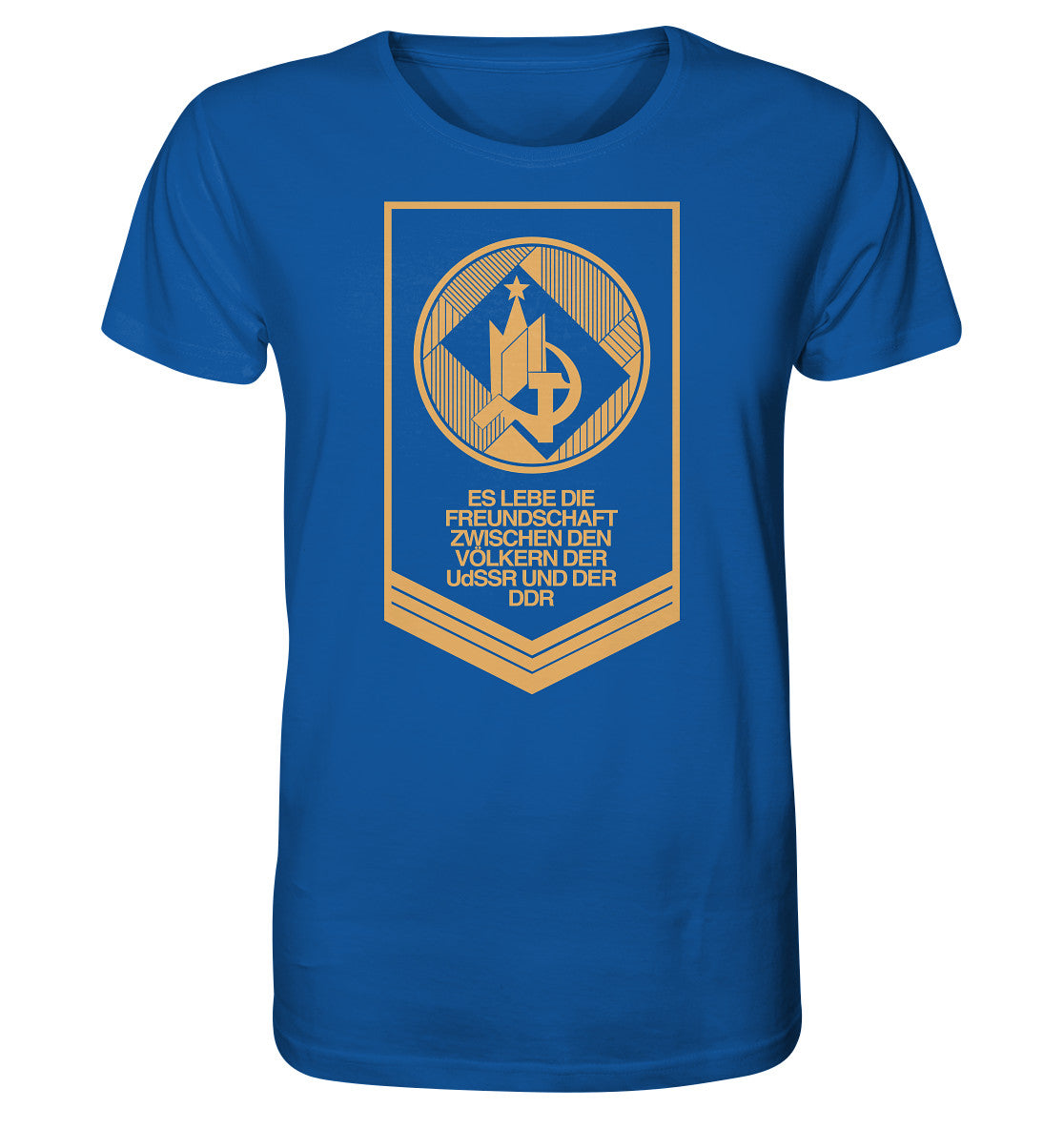 ORGANIC BIO SHIRT UNISEX • FREUNDSCHAFT UDSSR - DDR