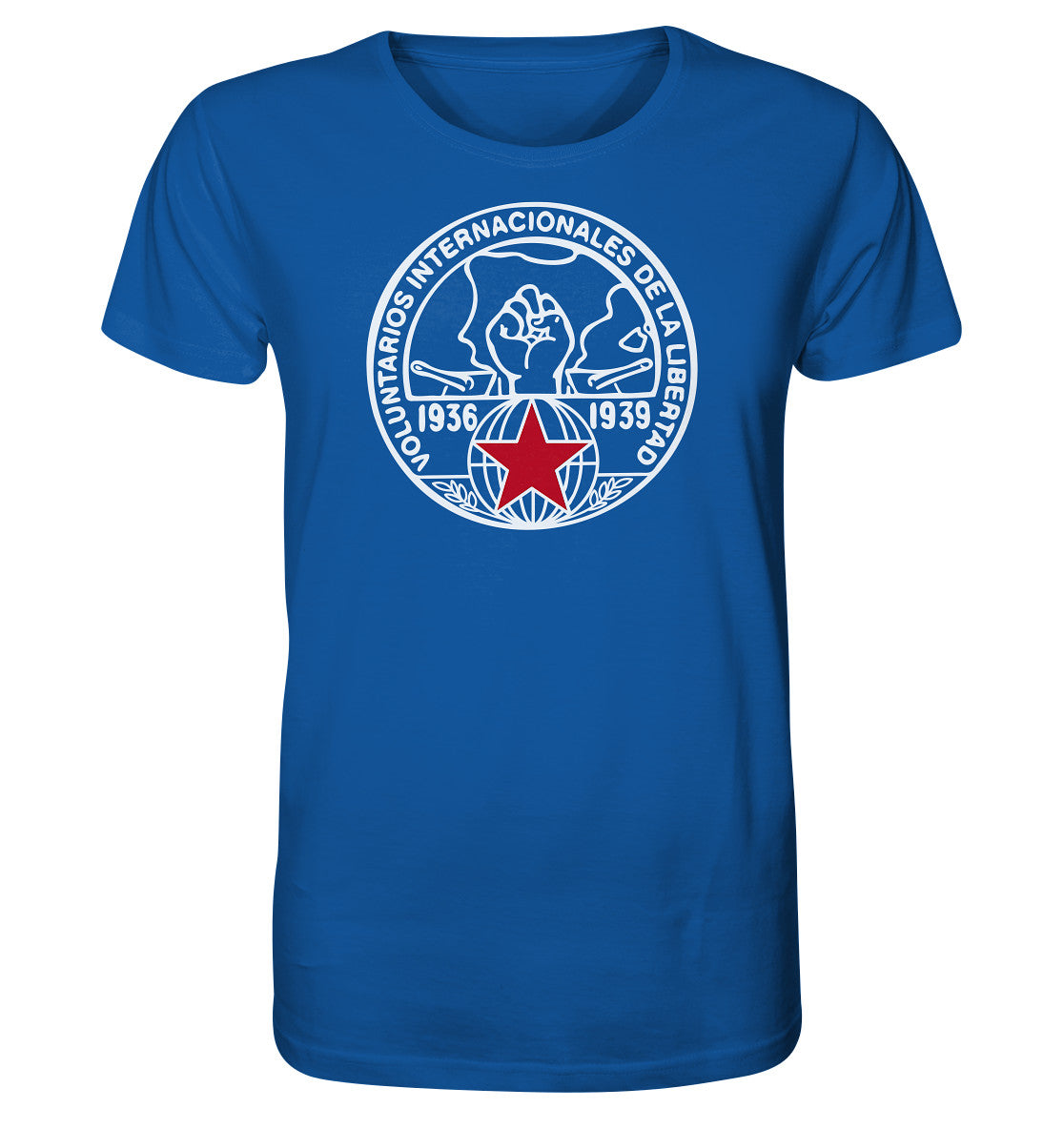 ORGANIC BIO SHIRT UNISEX • INTERNATIONALE BRIGADEN SPANIEN 1936 - DUNKEL