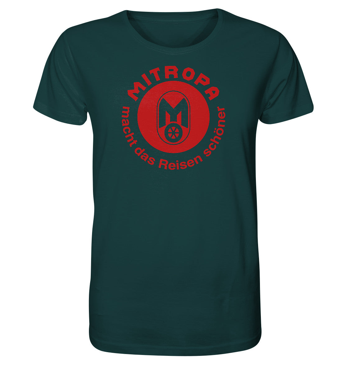 ORGANIC BIO SHIRT UNISEX • MITROPA MACHT DAS REISEN SCHÖNER - dunkel