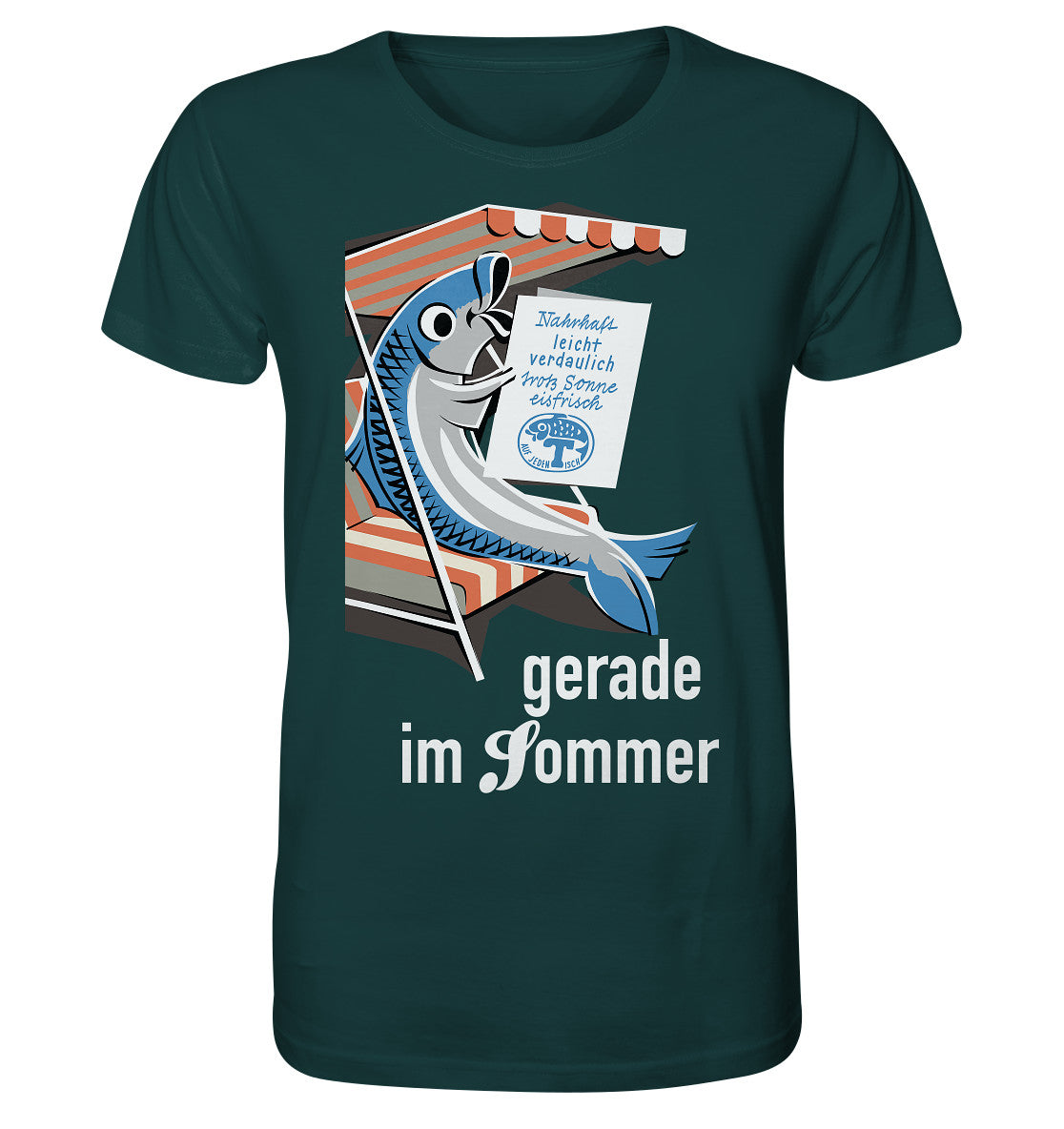 ORGANIC BIO SHIRT UNISEX • FISCH, FRISCH AUF JEDEN TISCH - GERADE IM SOMMER