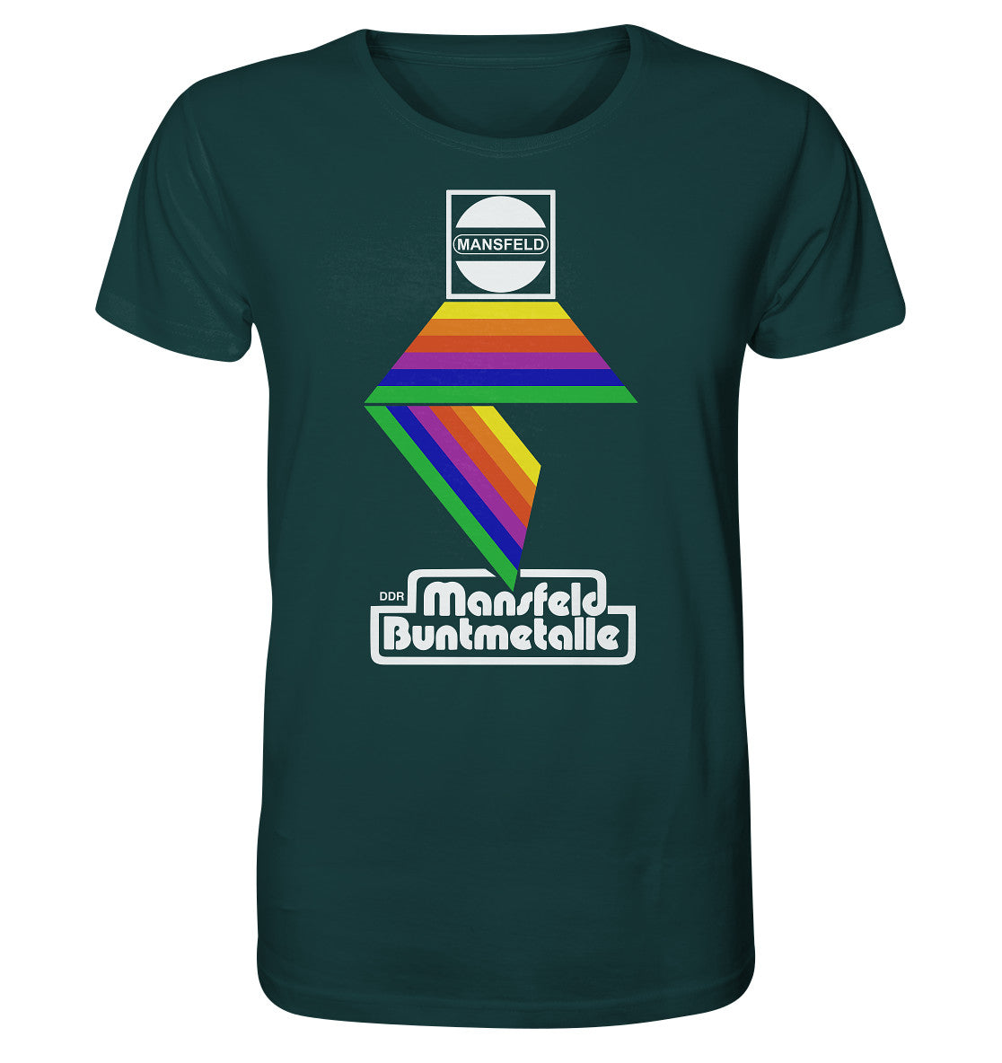 ORGANIC BIO SHIRT UNISEX • DDR MANSFELD BUNTMETALLE