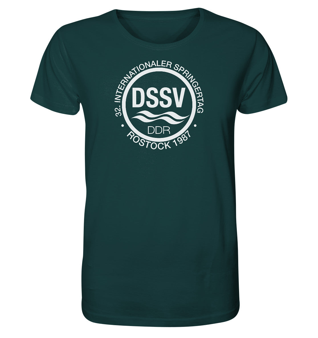 ORGANIC BIO SHIRT UNISEX • INTERNATIONALER SPRINGERTAG - ROSTOCK 1987