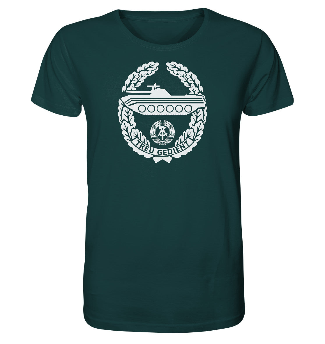 ORGANIC BIO SHIRT UNISEX • NVA-ORDEN - TREU GEDIENT - MOT. SCHÜTZENTRUPPEN