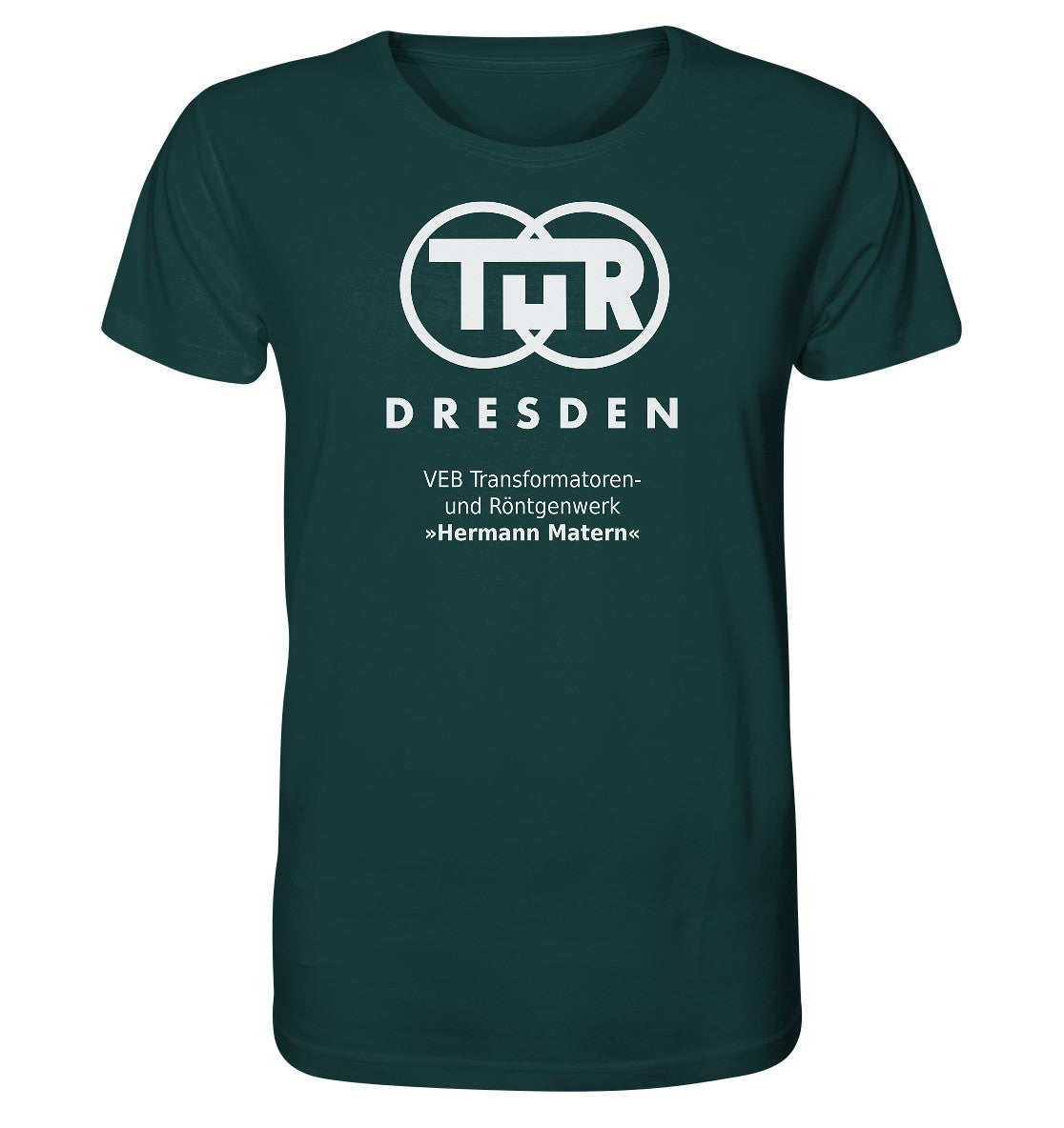 ORGANIC BIO SHIRT UNISEX • TUR - VEB TRANSFORMATOREN- UND RÖNTGENWERK DRESDEN