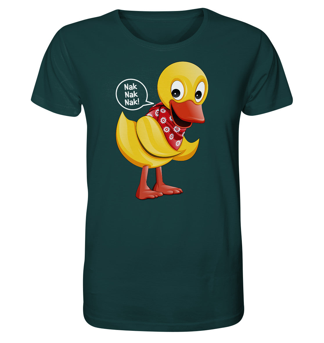ORGANIC BIO SHIRT UNISEX • UNSER SANDMÄNNCHEN - SCHNATTERINCHEN - NAK NAK NAK!